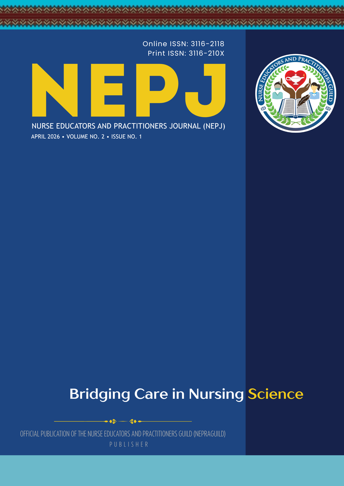 					View Vol. 2 No. 01 (2026): Bridging Care in Nursing Science
				